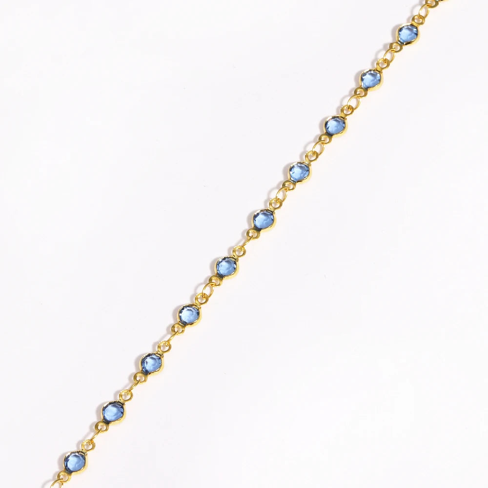 Collier Zirconium Plaqué Or 18K Femme – Maison Élyra