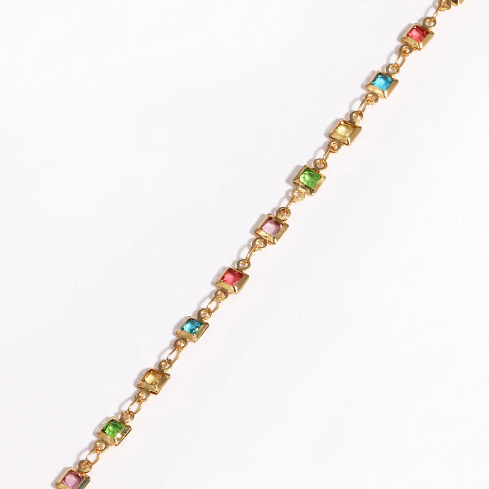 Collier Zirconium Plaqué Or 18K Femme – Maison Élyra