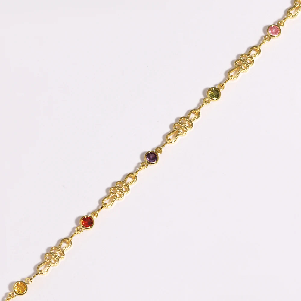 Collier Zirconium Plaqué Or 18K Femme – Maison Élyra