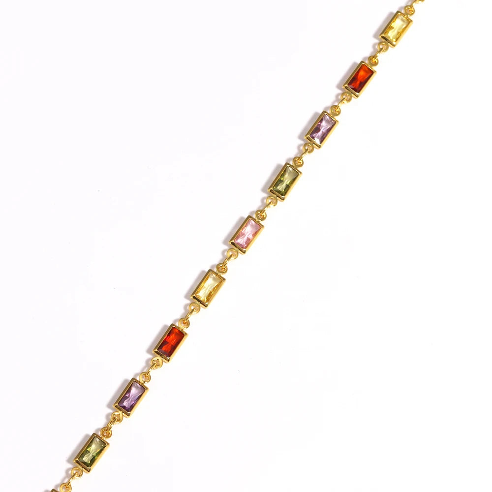 Collier Zirconium Plaqué Or 18K Femme – Maison Élyra