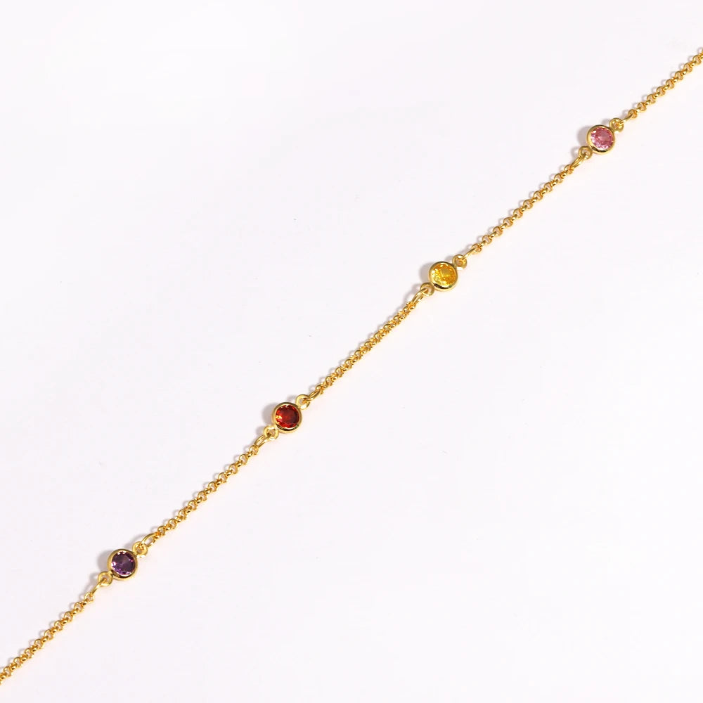 Collier Zirconium Plaqué Or 18K Femme – Maison Élyra